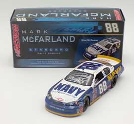 Mark McFarland Multi Autographed 2006 Navy 1:24 Nascar Diecast Mark McFarland Multi Autographed 2006 Navy 1:24 Nascar Diecast 