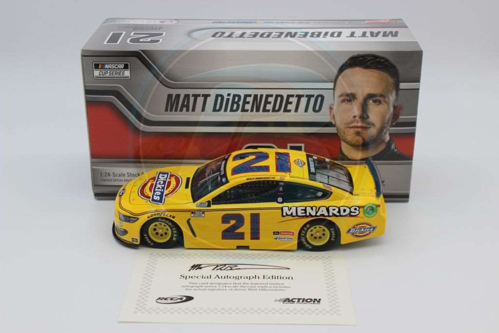 Matt DiBenedetto Autographed 2021 Dickies 1:24 Nascar Diecast