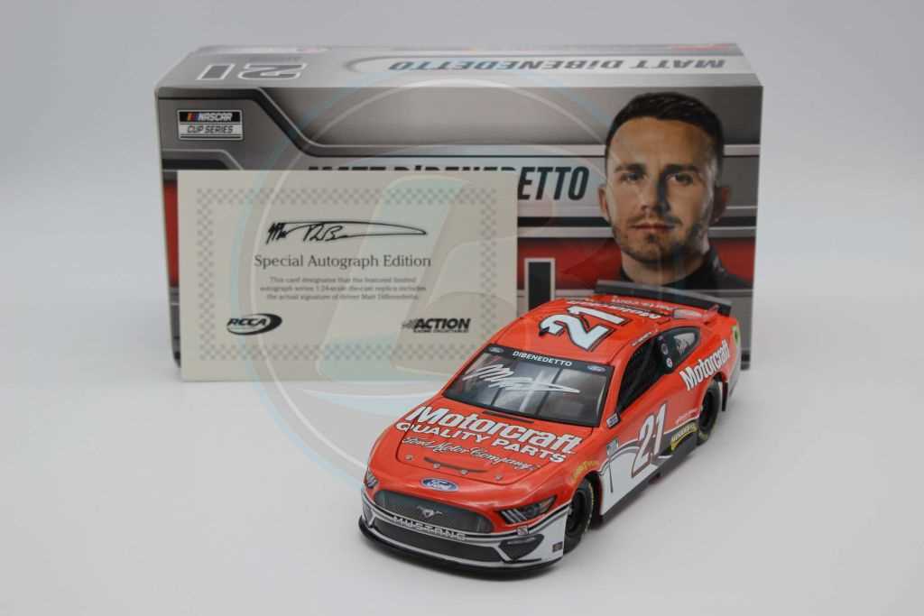 Matt DiBenedetto Autographed 2021 Motorcraft Darlington Throwback 1:24  Nascar Diecast