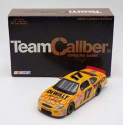 Matt Kenseth Autographed 2002 Dewalt Yellow Flames 1:24 Team Caliber Owners Series Bank Diecast Matt Kenseth Autographed 2002 Dewalt Yellow Flames 1:24 Team Caliber Owners Series Bank Diecast