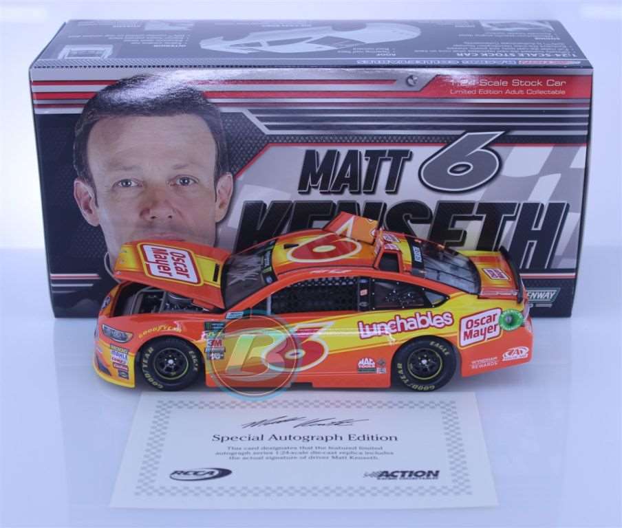 matt kenseth autographed diecast