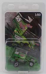 McKenna Haase 2024 Interstate Batteries #55 1:50 Sprint Car Diecast McKenna Haase, sprint diecast, diecast collectibles, dirt racing, sprint car, diecast cars, die-cast, racing collectibles,