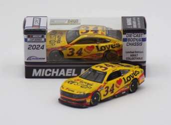 Michael McDowell 2024 Loves RV Stop 1:64 Nascar Diecast Chassis Michael McDowell, Nascar Diecast, 2024 Nascar Diecast, 1:64 Scale Diecast,