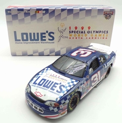 Mike Skinner 1998 #31 Lowes / Special Olympics 1:24 Nascar Diecast Mike Skinner 1998 #31 Lowes / Special Olympics 1:24 Nascar Diecast