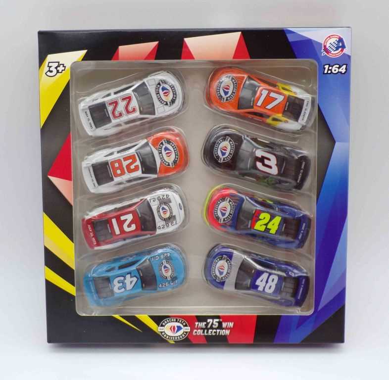 NASCAR 75th Anniversary - 75 Wins Collection 8 Car Set 1:64 Nascar Diecast