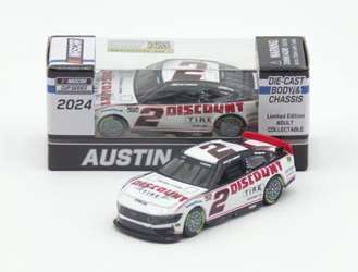 Austin Cindric 2024 Discount Tire 1:64 Nascar Diecast Chassis Austin Cindric, Nascar Diecast, 2024 Nascar Diecast, 1:64 Scale Diecast,