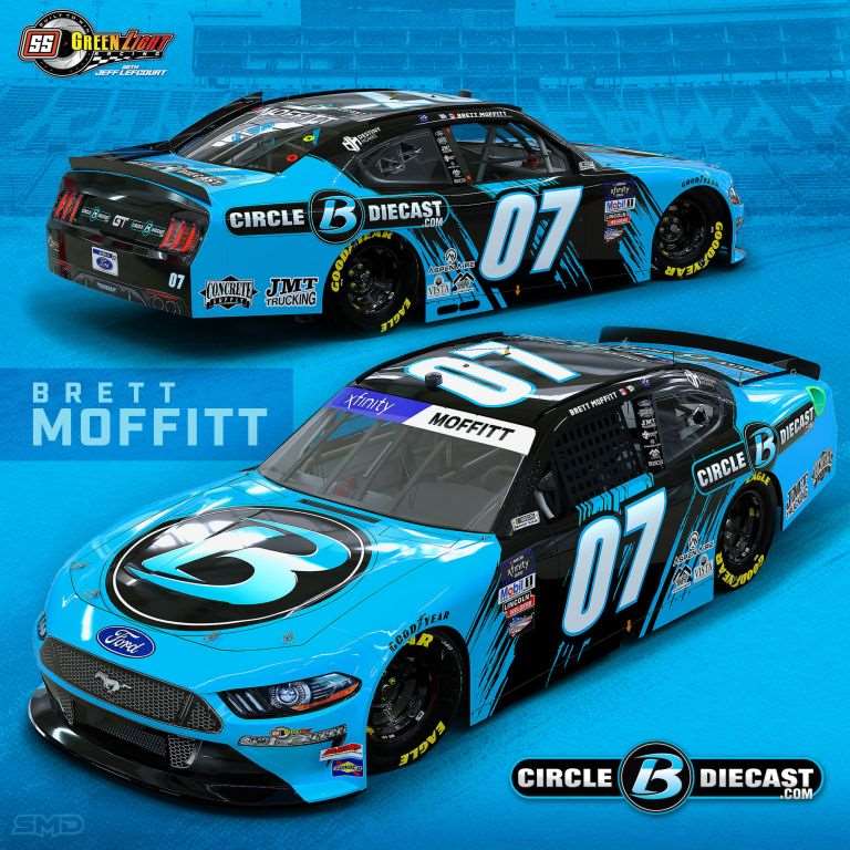 Brett Moffitt 2022 Circle B Diecast 1:24 Nascar Diecast