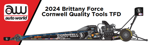 *Preorder* Brittany Force 2024 Cornwell Quality Tools Top Fuel Dragster 1:24 NHRA Diecast Brittany Force, NHRA Diecast, Funny Car