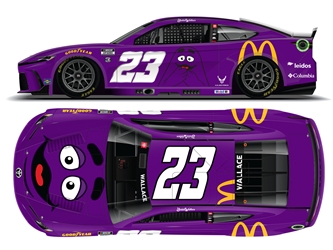 *Preorder* Bubba Wallace 2024 McDonalds Grimace 1:24 Nascar Diecast Bubba Wallace, Nascar Diecast, 2024 Nascar Diecast, 1:24 Scale Diecast