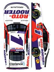 *Preorder* Carson Kvapil 2025 Roto Rooter 1:24 Nascar Diecast - FOIL NUMBER CAR - Xfinity Series Carson Kvapil, Nascar Diecast, 2025 Nascar Diecast, 1:24 Scale Diecast