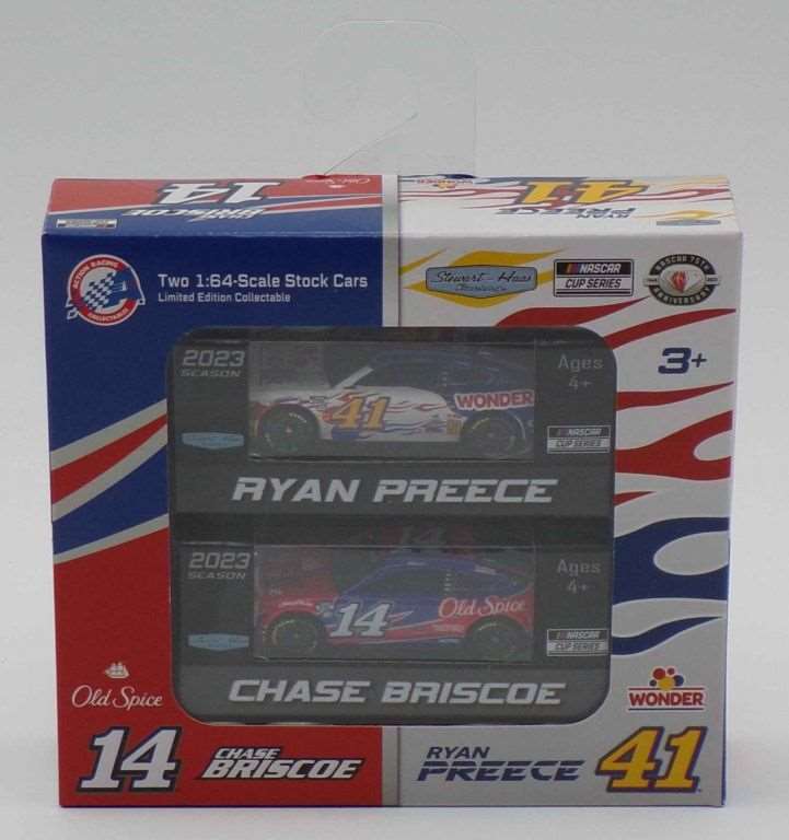 Chase Briscoe And Ryan Preece Old Spice And Wonder Bread 2 Car Set 1:64 ...