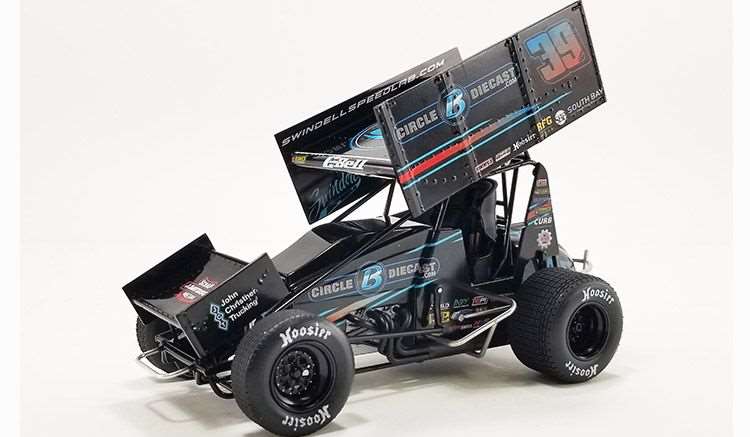 Christopher Bell Autographed 2022 Circle B Diecast / Swindell Speedlabs ...