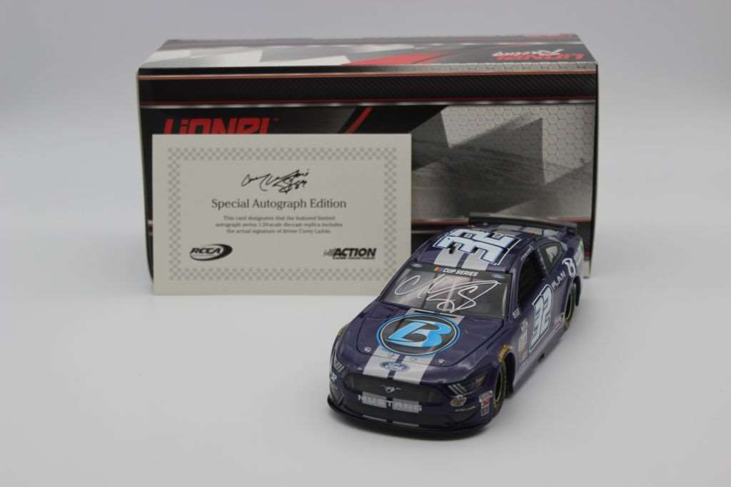 Corey LaJoie Autographed 2020 Plan B Sales 1:24 Nascar Diecast