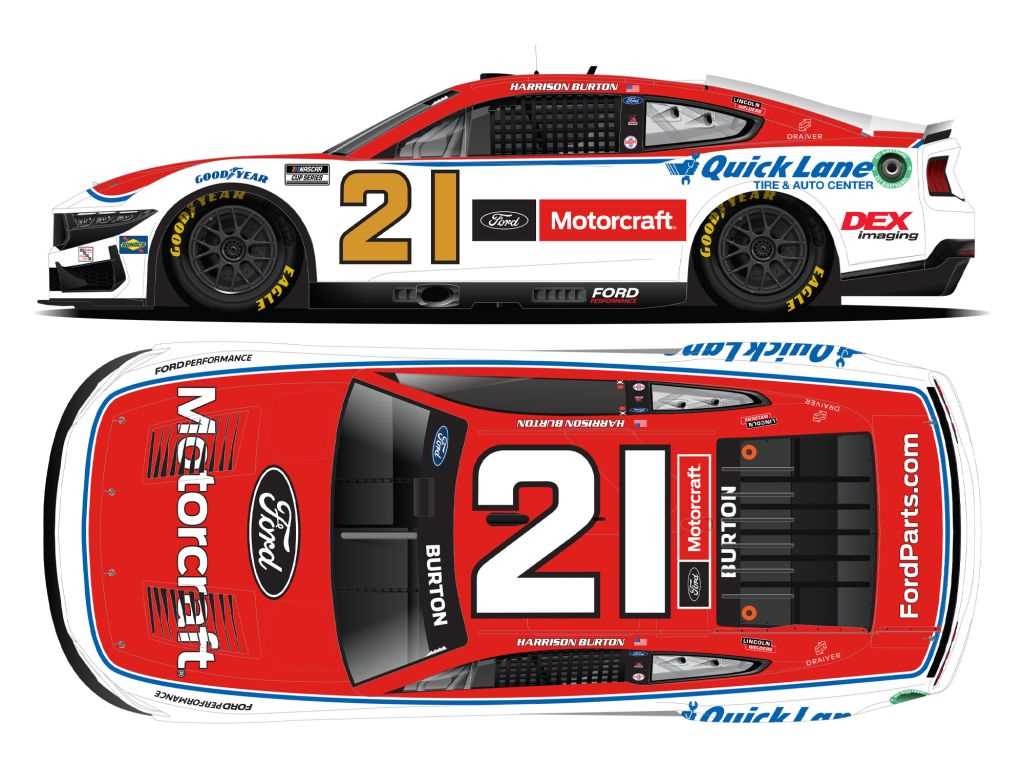 Harrison Burton 2024 Motorcraft 1 24 Nascar Diecast