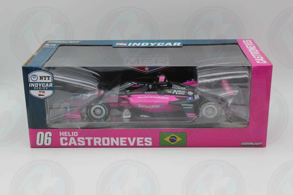 Helio Castroneves #06 2023 Sirius XM / AutoNation / Meyer Shank Racing -  NTT IndyCar Series 1:18 Scale IndyCar Diecast