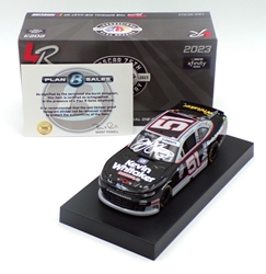 Jeremy Clements Autographed 2023 Kevin Whitaker Chevrolet 1:24 Nascar Diecast - Xfinity Series Hailie Deegan, Nascar Diecast, 2024 Nascar Diecast, 1:24 Scale Diecast