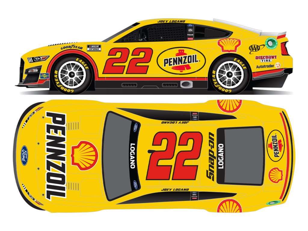 Joey Logano 2022 Shell-Pennzoil 1:64 Nascar Diecast