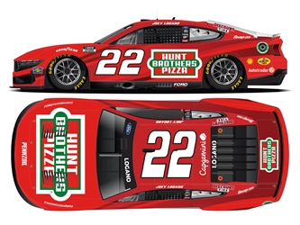 *Preorder* Joey Logano 2024 Hunt Brothers Pizza Red 1:24 Color Chrome Nascar Diecast Joey Logano, Nascar Diecast, 2024 Nascar Diecast, 1:24 Scale Diecast