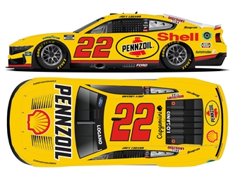 *Preorder* Joey Logano Autographed 2024 Shell-Pennzoil 1:24 Nascar Diecast Joey Logano, Nascar Diecast, 2024 Nascar Diecast, 1:24 Scale Diecast