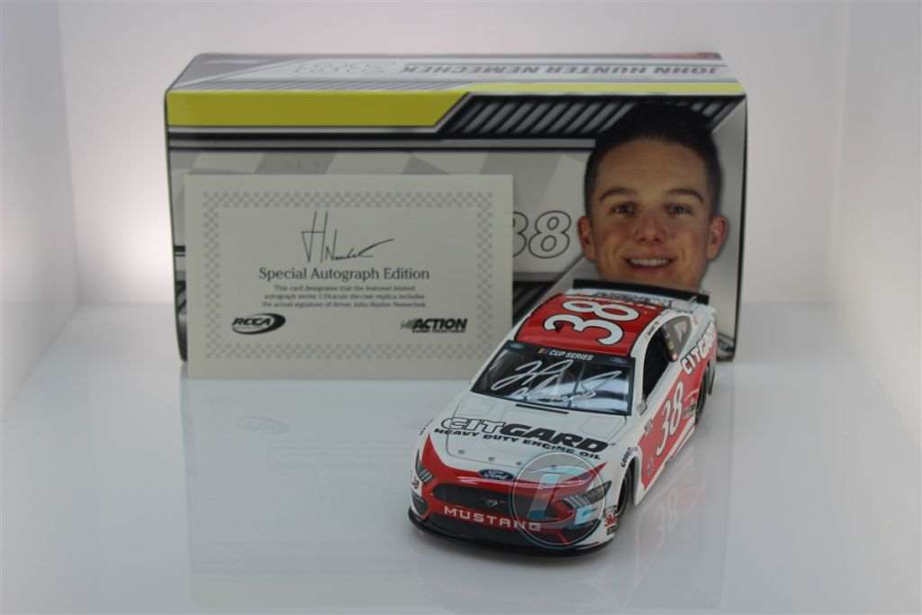 John Hunter Nemechek Autographed 2020 Citgard 1:24 Nascar Diecast