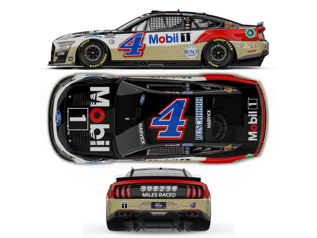 Kevin Harvick 2023 Mobil 1 High Mileage 1:24 Nascar Diecast