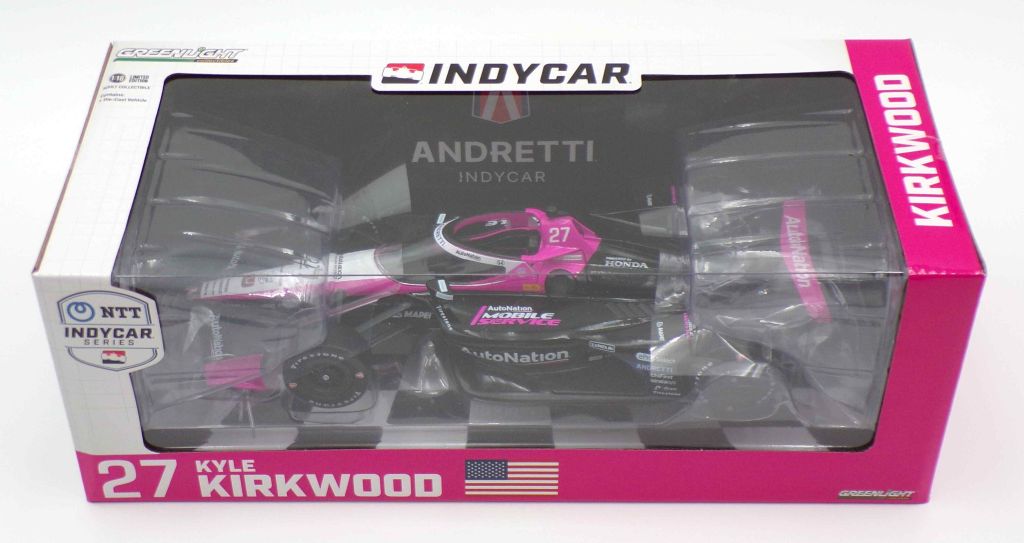 Kyle Kirkwood / Andretti Autosport 2024 #27 AutoNation - NTT IndyCar Series 1:18 Scale IndyCar Diecast Kyle Kirkwood, 2024,1:18, diecast, greenlight, indy