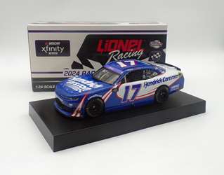 Kyle Larson 2024 Hendrickcars.com COTA Raced Win 1:24 Nascar Diecast - Xfinity Series Kyle Larson, Nascar Diecast, 2024 Nascar Diecast, 1:24 Scale Diecast