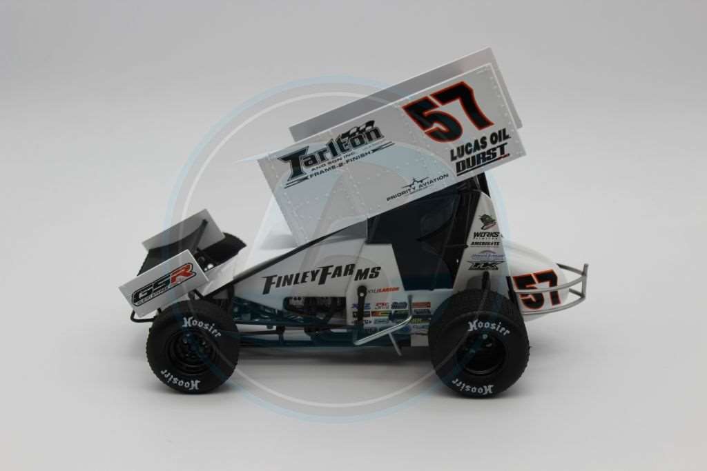 Kyle Larson Autographed 2020 Finley Farms JVI Wing #57 1:18 Sprint Car ...