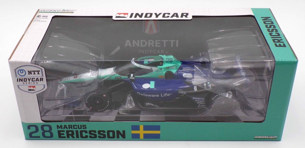 Marcus Ericsson / Andretti Autosport #28 TBD  - NTT IndyCar Series 1:18 Scale IndyCar Diecast Marcus Ericsson, 2024,1:18, diecast, greenlight, indy