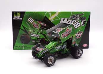 McKenna Haase 2024 Interstate Batteries #55 1:18 Sprint Car Diecast McKenna Haase, sprint diecast, diecast collectibles, dirt racing, sprint car, 2024