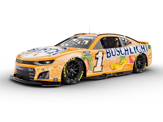 *Preorder* Ross Chastain 2024 Busch Light Peach 1:24 Color Chrome Nascar Diecast Ross Chastain, Nascar Diecast, 2024 Nascar Diecast, 1:24 Scale Diecast