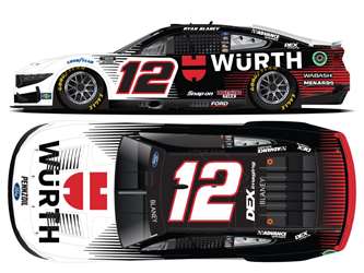 *Preorder* Ryan Blaney 2025 Wurth 1:64 Nascar Diecast  Ryan Blaney, Nascar Diecast, 2025 Nascar Diecast, 1:64 Scale Diecast,