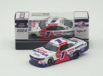 Sam Mayer 2024 Roto-Rooter  1:64 Nascar Diecast - Xfinity Series Sam Mayer, Nascar Diecast, 2024 Nascar Diecast, 1:24 Scale Diecast