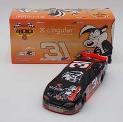 Robby Gordon Autographed 2002 Cingular / Looney Tunes Rematch 1:24 Nascar Diecast Bank Robby Gordon Autographed 2002 Cingular / Looney Tunes Rematch 1:24 Nascar Diecast Bank