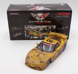 Ron Fellows / Johnny OConnell / Chris Kneifel / Franck Freon Autograohed 2001 GM Goodwrench Service Plus Raced Version 1:18 Corvette C5R Racing Diecast Ron Fellows / Johnny OConnell / Chris Kneifel / Franck Freon Autograohed 2001 GM Goodwrench Service Plus Raced Version 1:18 Corvette C5R Racing Diecast 