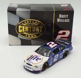 Rusty Wallace 1999 Miller Lite / Last Lap of the Century 1:24 Nascar Diecast Rusty Wallace 1999 Miller Lite / Last Lap of the Century 1:24 Nascar Diecast