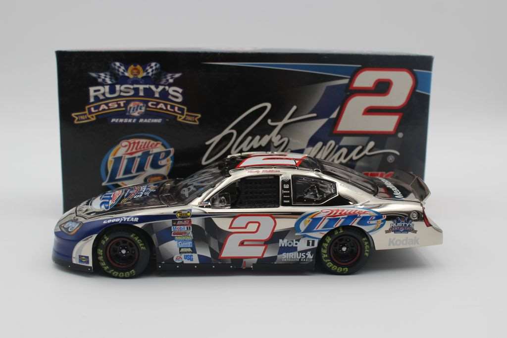 2024 Nascar Rusty Wallace Miller Lite / Last Race Charger Color Chrome 1.24 Scale Die