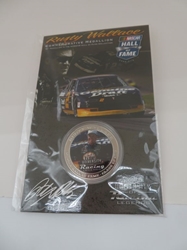 Rusty Wallace NASCAR Hall of Fame Commemorative Medallion #19 in Series NASCAR, Hall of Fame, NHOF, Medallion, collector coin,historical racing die cast