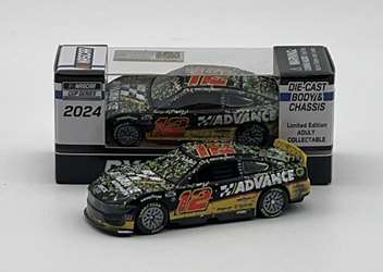 Ryan Blaney 2024 Advance Auto / Inaugural Iowa Speedway 6/16 Race Win 1:64 Nascar Diecast Chassis Ryan Blaney, Nascar Diecast, 2024 Nascar Diecast, 1:64 Scale Diecast, Diecast Chassis