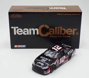 Ryan Newman Autographed 2003 Alltel / Sony 1:24 Team Caliber Owners Series Bank Diecast Ryan Newman Autographed 2003 Alltel / Sony 1:24 Team Caliber Owners Series Bank Diecast 