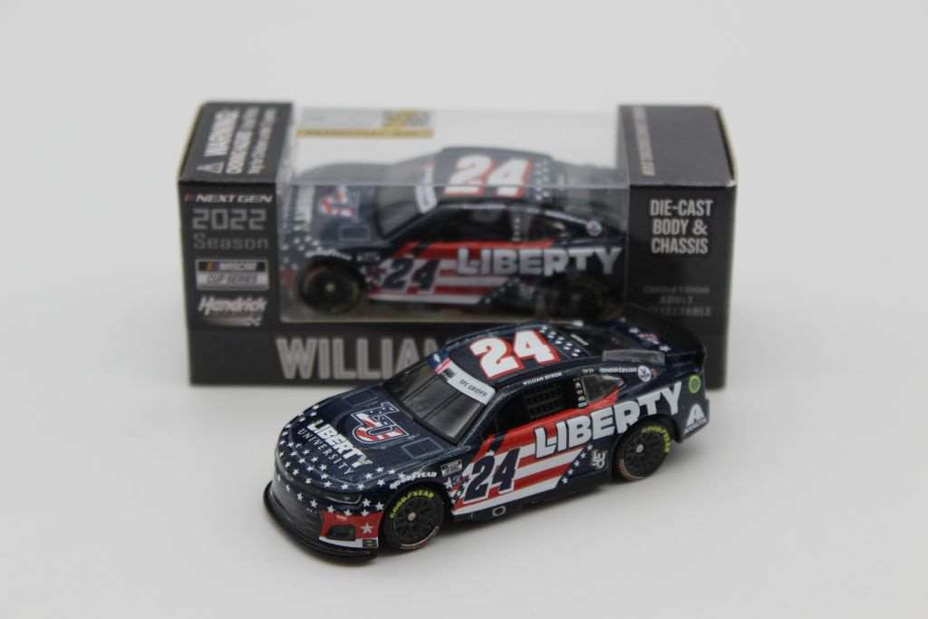 William Byron 2022 Liberty University Salutes 1:64 Nascar Diecast Chassis